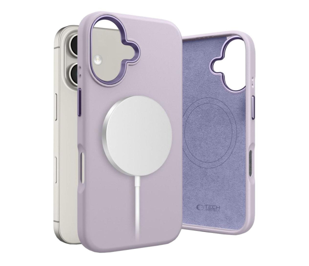 Tech-Protect Silicone Pure Magsafe do iPhone 16 mauve - 1296677 - zdjęcie